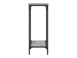 Mesa consola madera de ingeniería gris Sonoma 75x30,5x75 cm ES552652