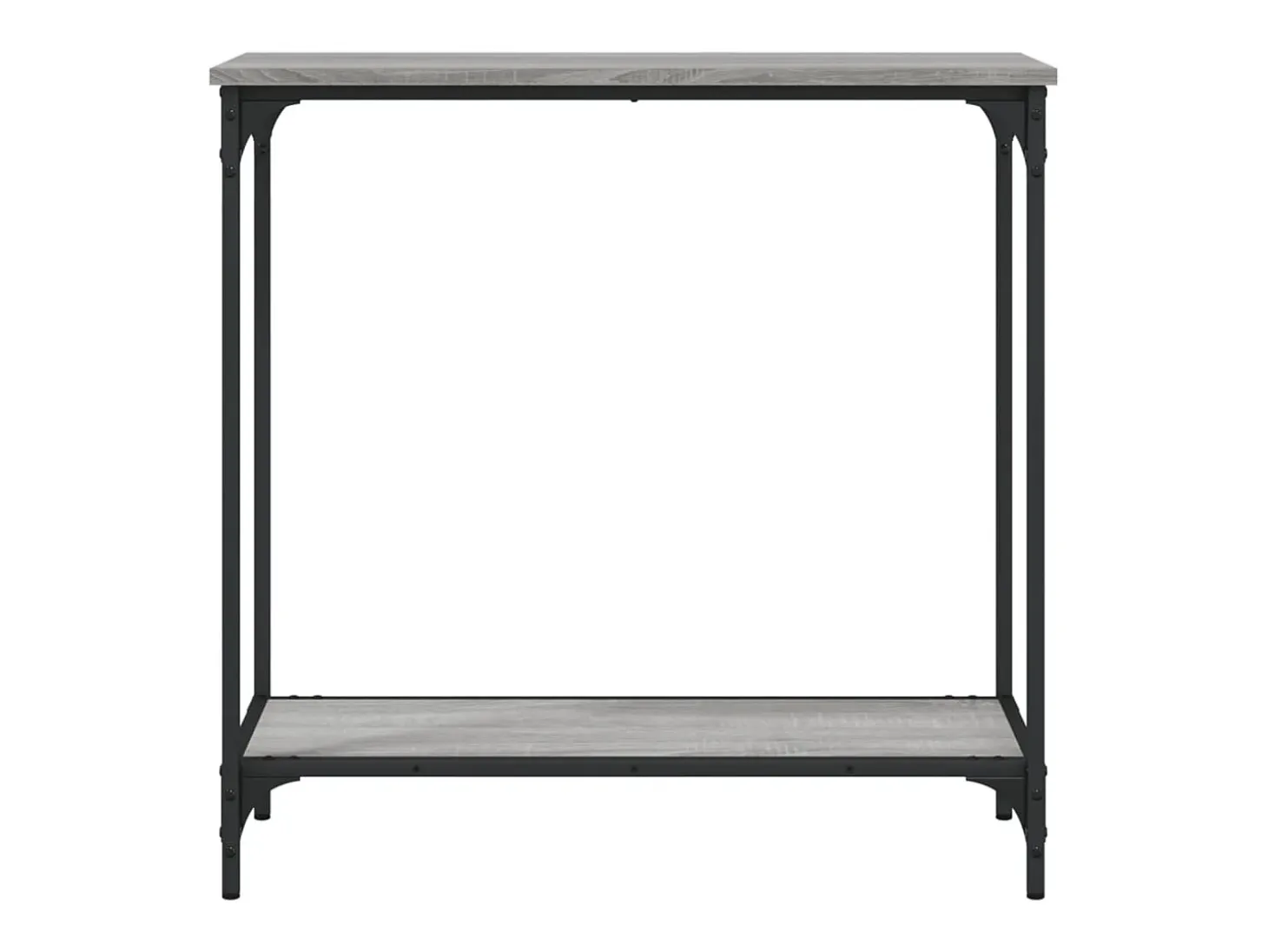 Mesa consola madera de ingeniería gris Sonoma 75x30,5x75 cm ES552652