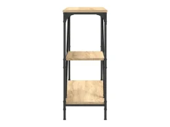 Mesa consola madera de ingeniería roble Sonoma 88,5x30x75 cm ES872986