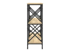 Mesa consola madera de ingeniería roble Sonoma 100x28x80,5 cm
