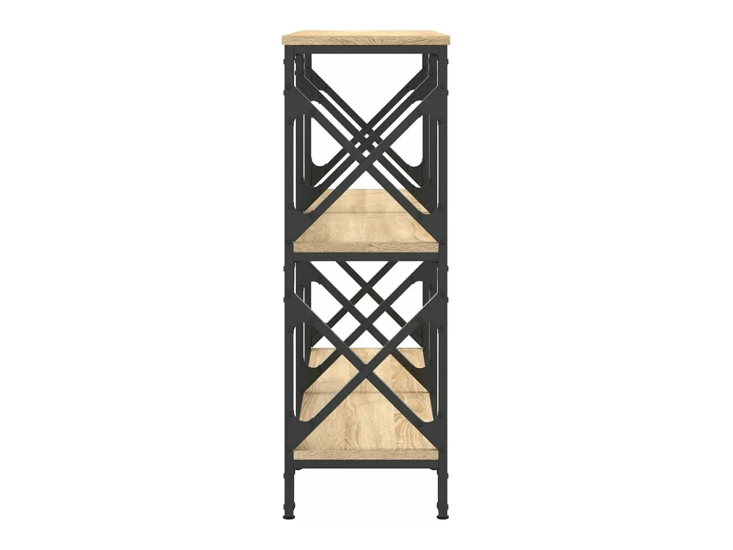 Mesa consola madera de ingeniería roble Sonoma 100x28x80,5 cm