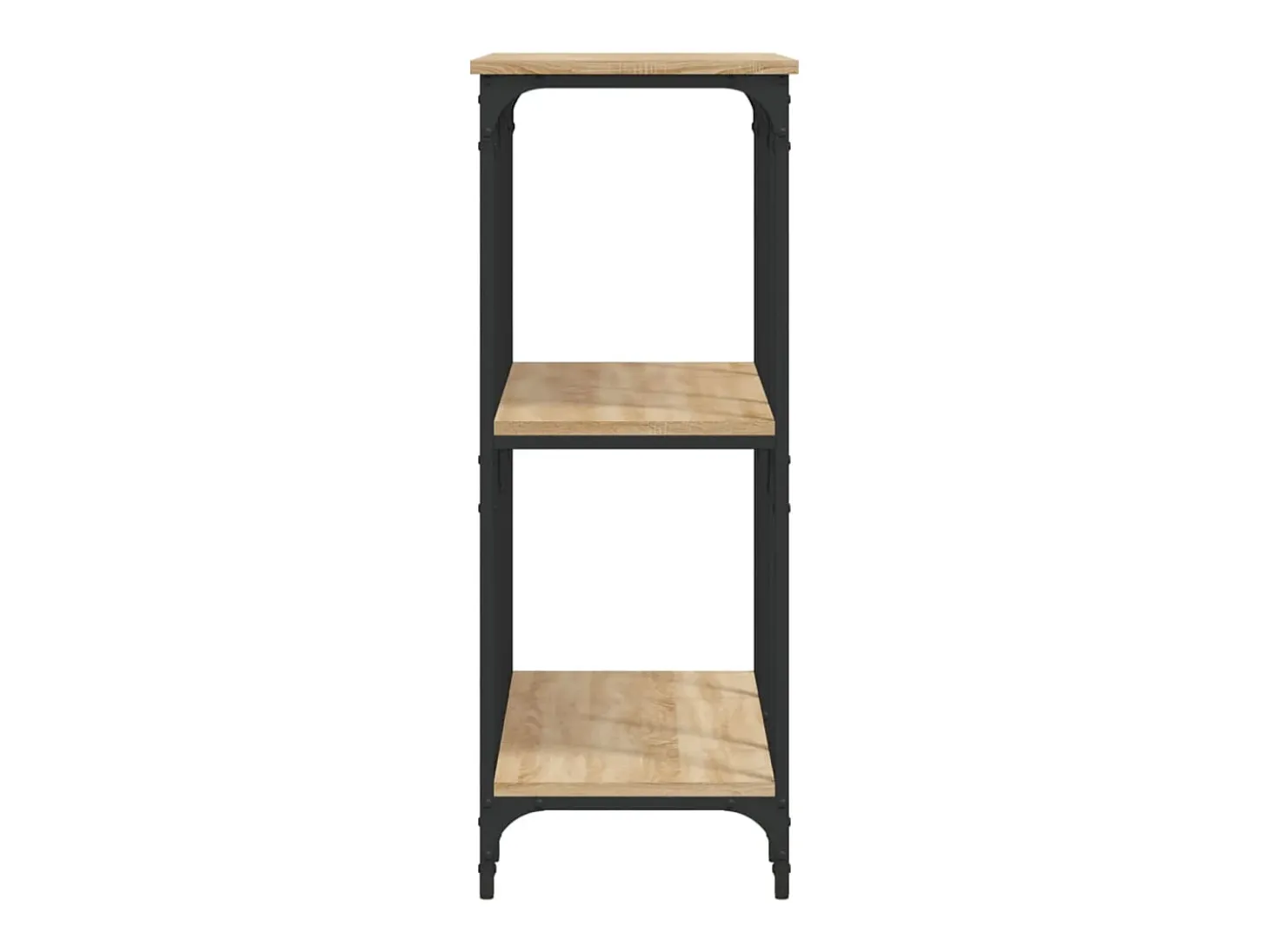 Mesa consola madera de ingeniería roble Sonoma 102x35x90 cm ES542316