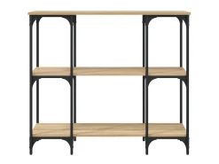 Mesa consola madera de ingeniería roble Sonoma 102x35x90 cm ES542316
