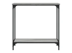 Mesa consola madera de ingeniería gris Sonoma 75x30,5x75 cm