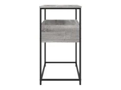 Mesa consola madera de ingeniería gris Sonoma 75x40x75 cm