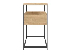 Mesa consola madera de ingeniería roble Sonoma 75x40x75 cm