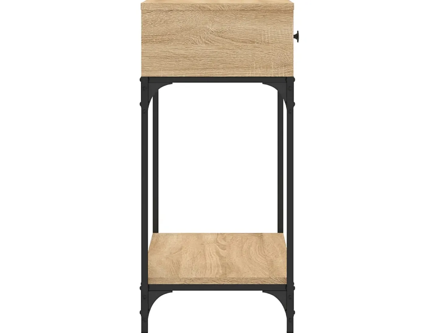 Mesa consola madera de ingeniería roble Sonoma 75x34,5x75 cm ES661796