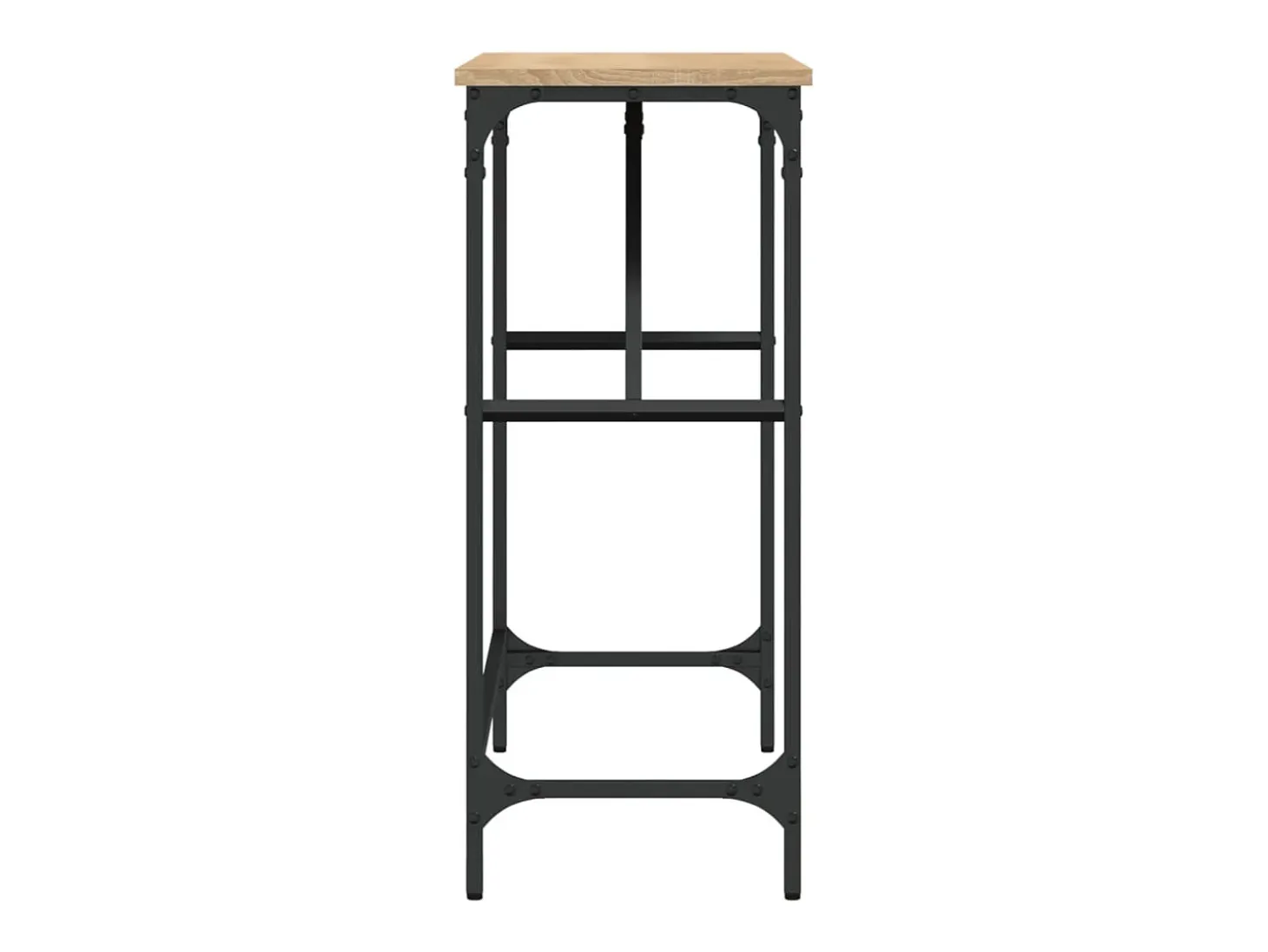 Mesa consola madera de ingeniería roble Sonoma 100x32x75 cm