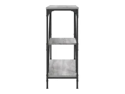 Mesa consola madera de ingeniería gris Sonoma 88,5x30x75 cm ES957341