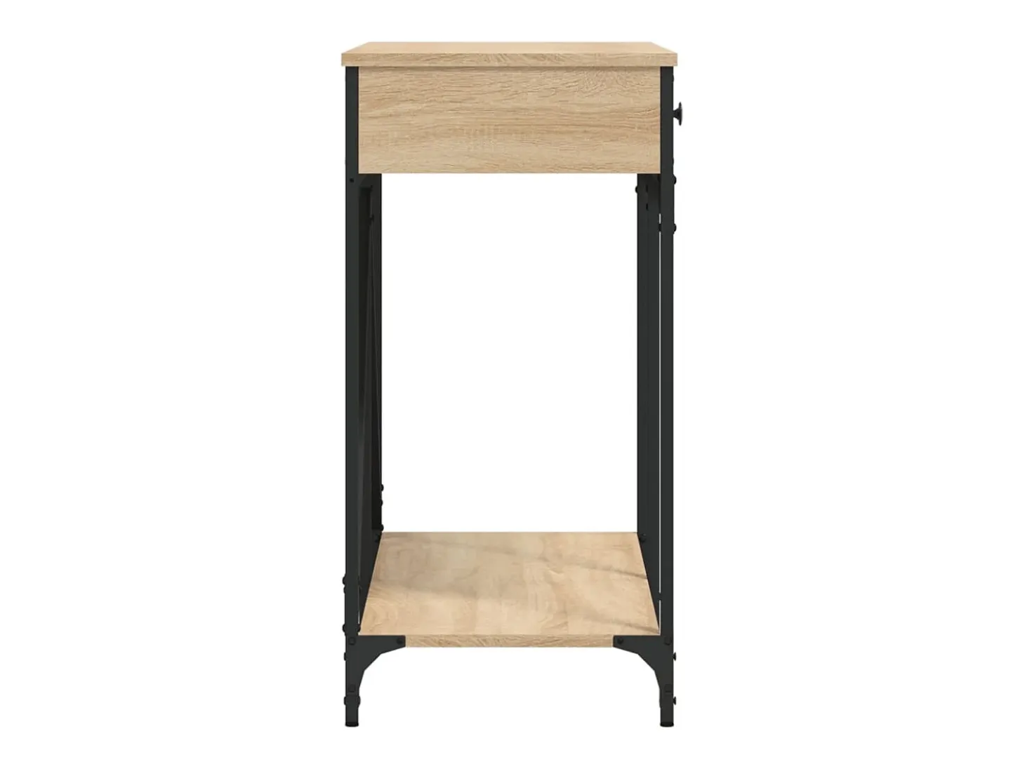 Mesa consola madera de ingeniería roble Sonoma 100x39x78,5 cm