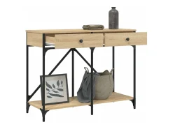 Mesa consola madera de ingeniería roble Sonoma 100x39x78,5 cm