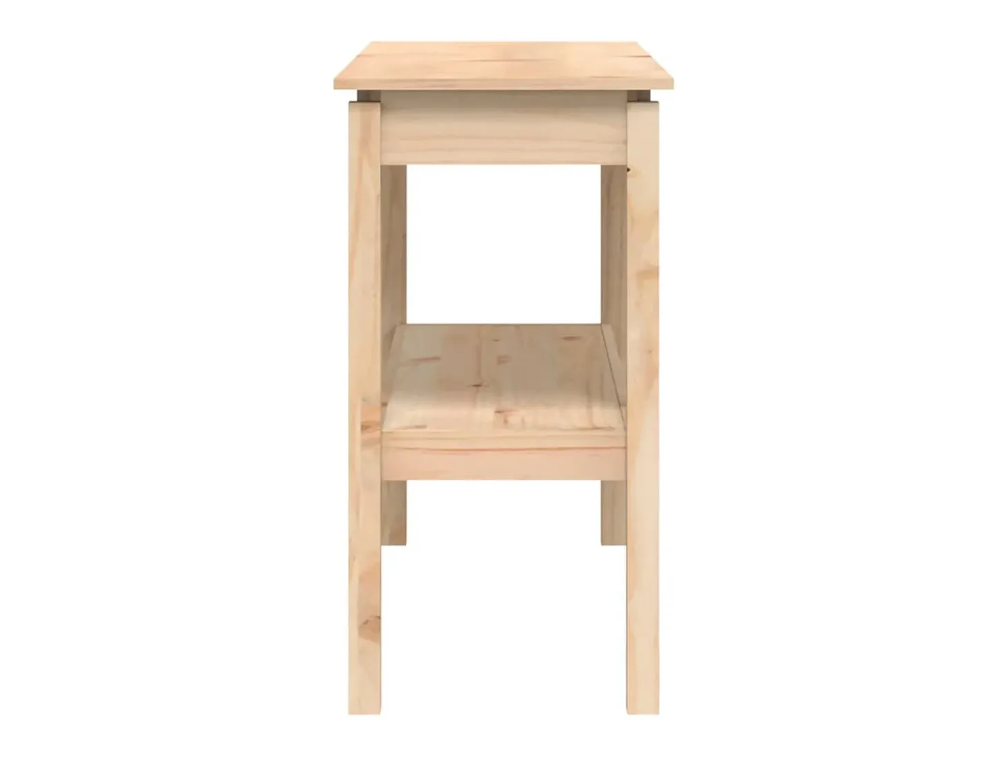 Mesa consola madera maciza de pino 110x40x75 cm