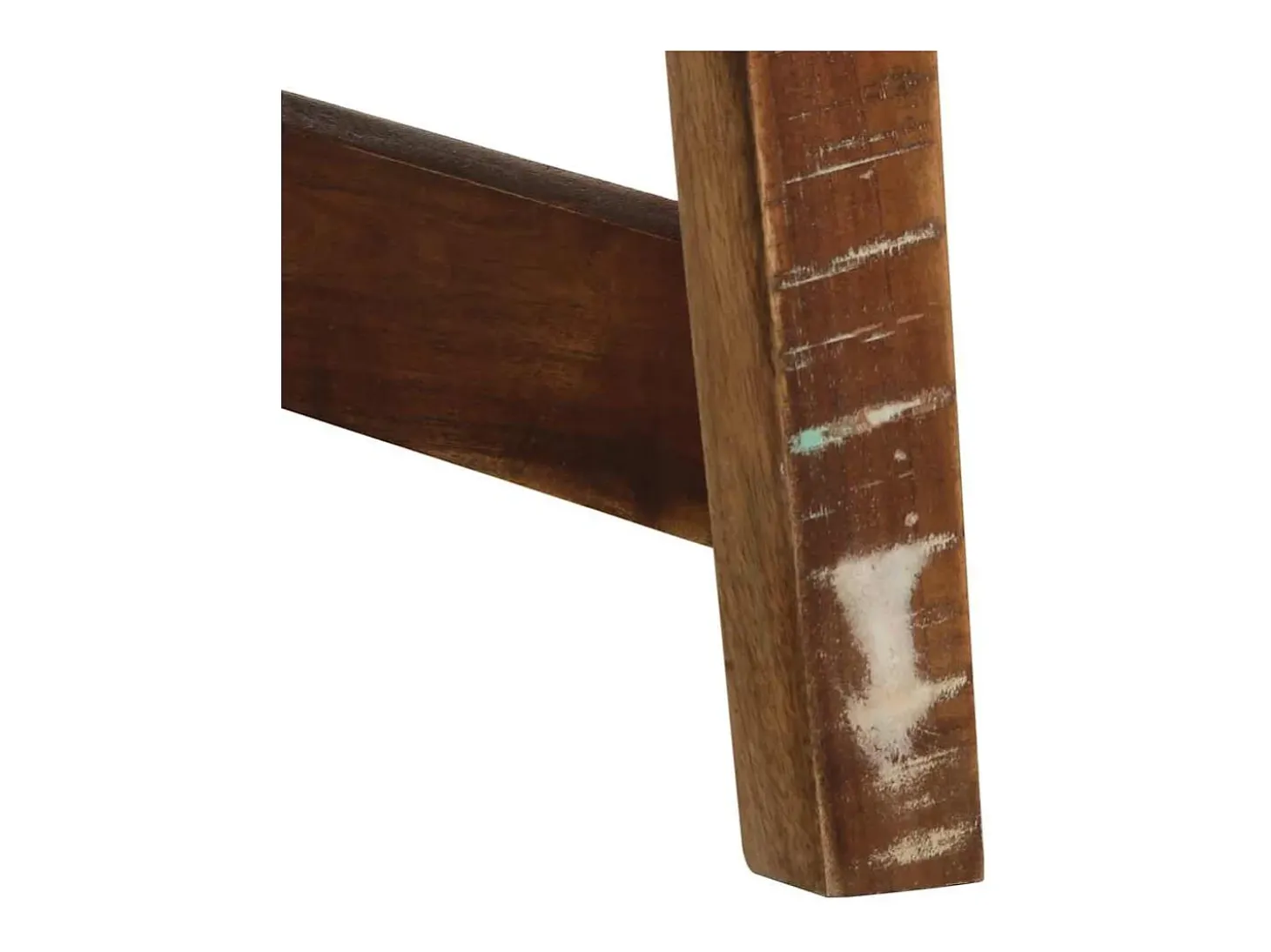Mesa consola madera maciza reciclada 90x32x75 cm