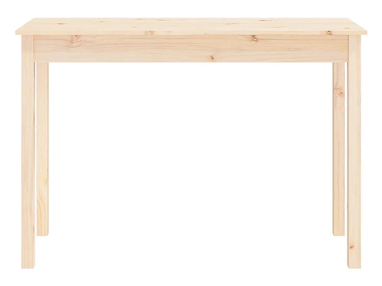 Mesa consola madera maciza de pino 110x40x75 cm