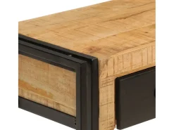Mesa consola madera maciza de mango 110x30x76 cm ES123408