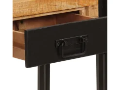 Mesa consola madera maciza de mango 110x30x76 cm ES123408