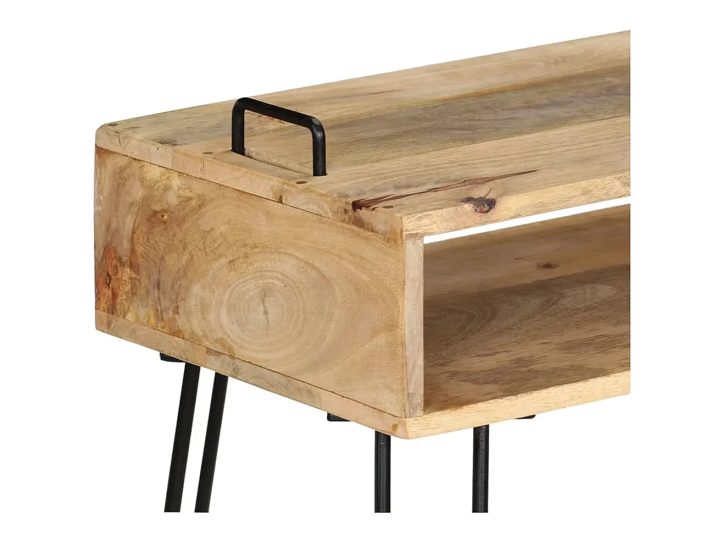 Mesa consola Madera maciza de mango 115 x 35 x 76 cm