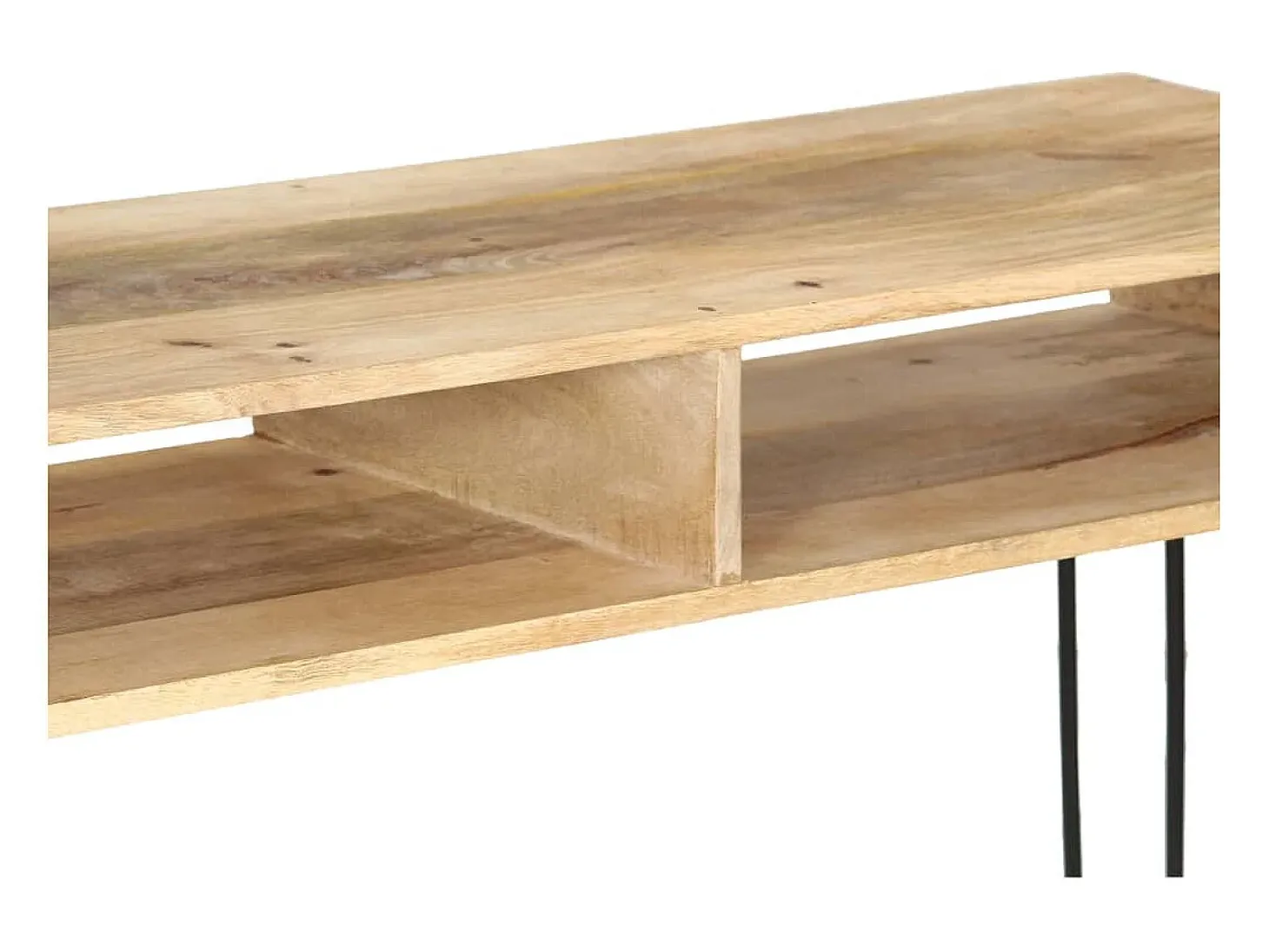 Mesa consola Madera maciza de mango 115 x 35 x 76 cm