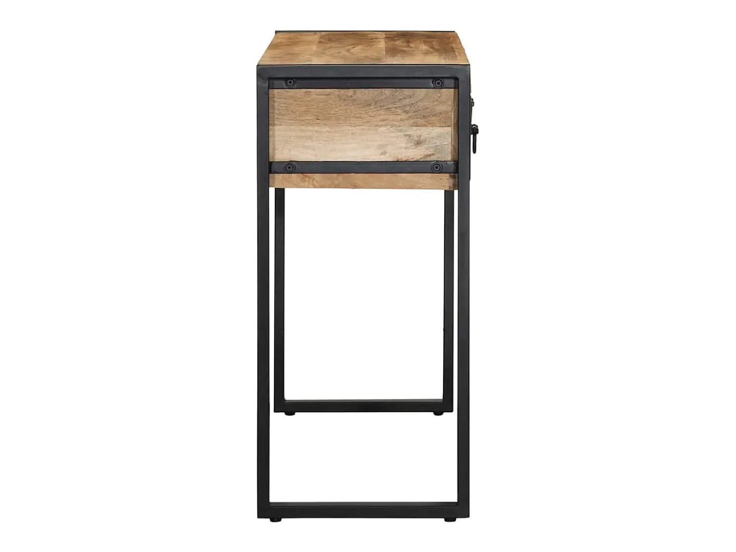 Mesa consola madera maciza mango 100x35x75 cm