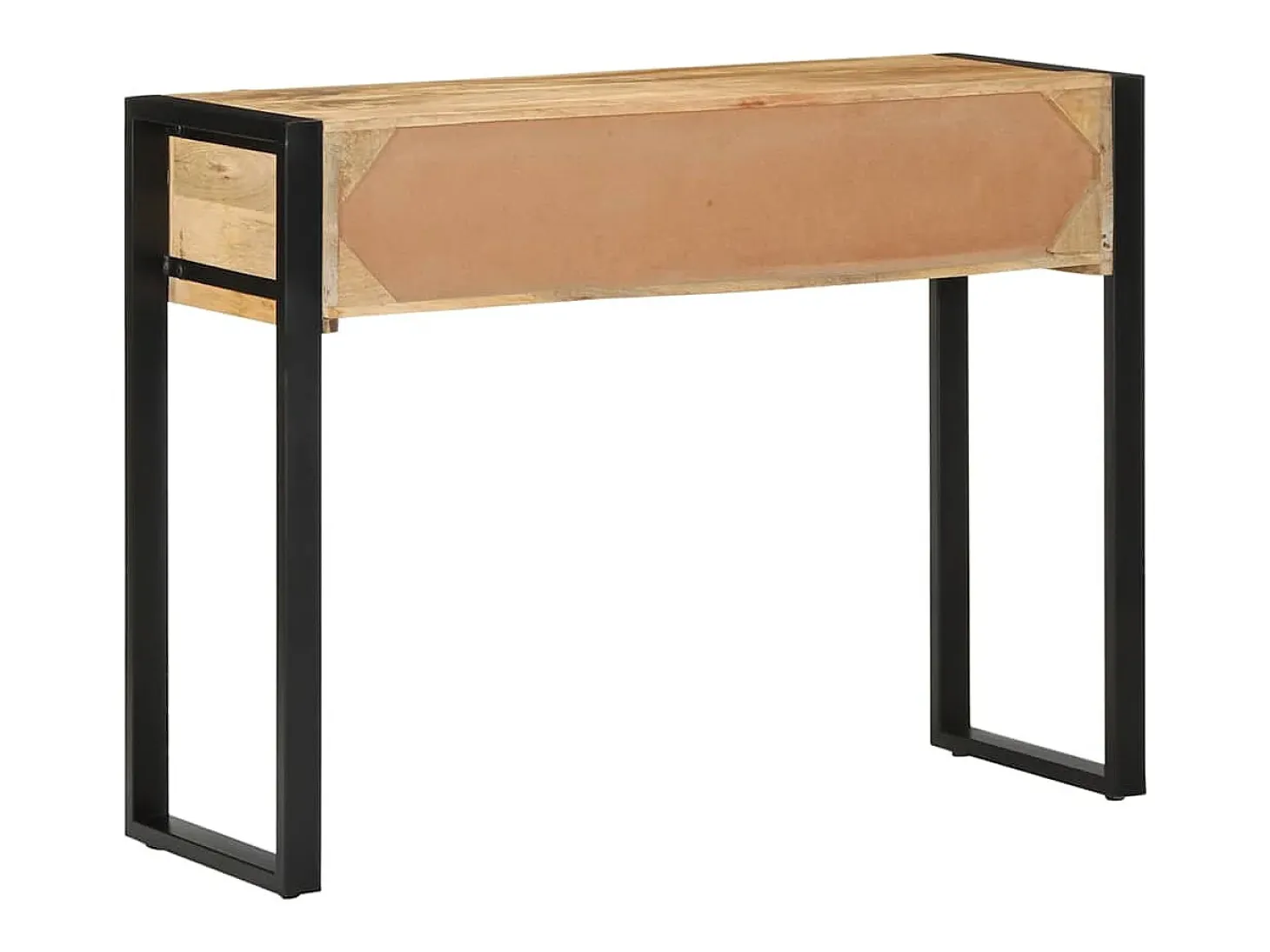 Mesa consola madera maciza mango 100x35x75 cm