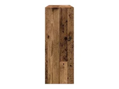 Mesa consola madera vieja 105x30x80 cm madera de ingeniería
