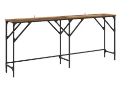Mesa Consola Madera vieja 180 x 29 x 75 cm Madera contrachapada