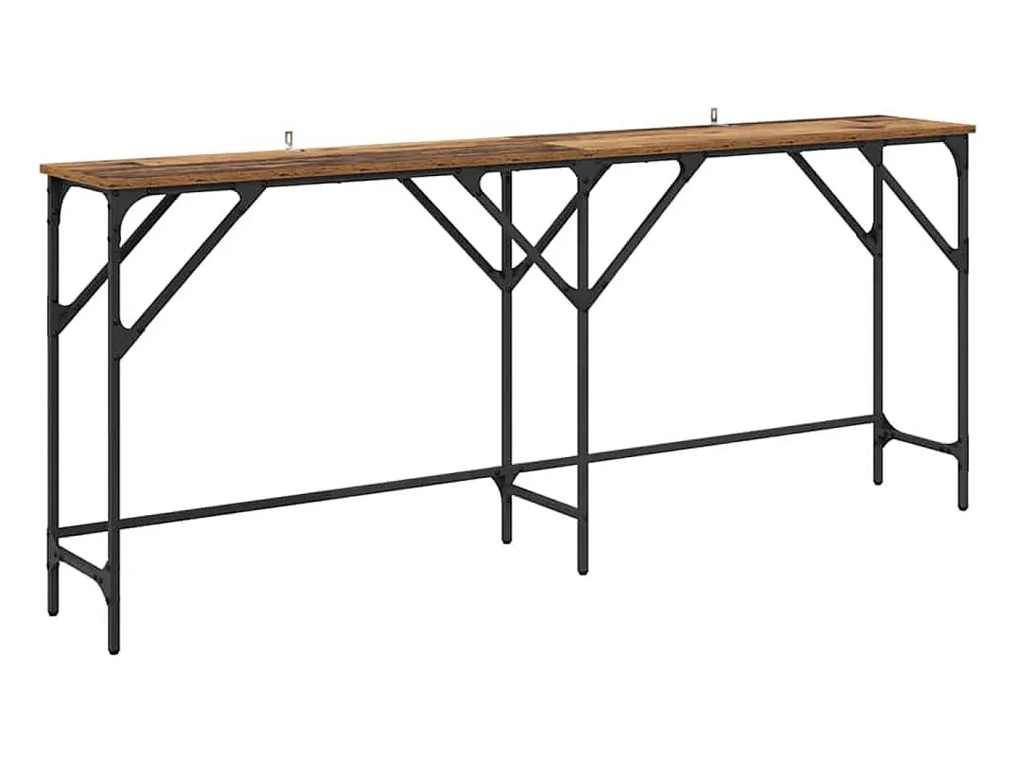 Mesa Consola Madera vieja 180 x 29 x 75 cm Madera contrachapada