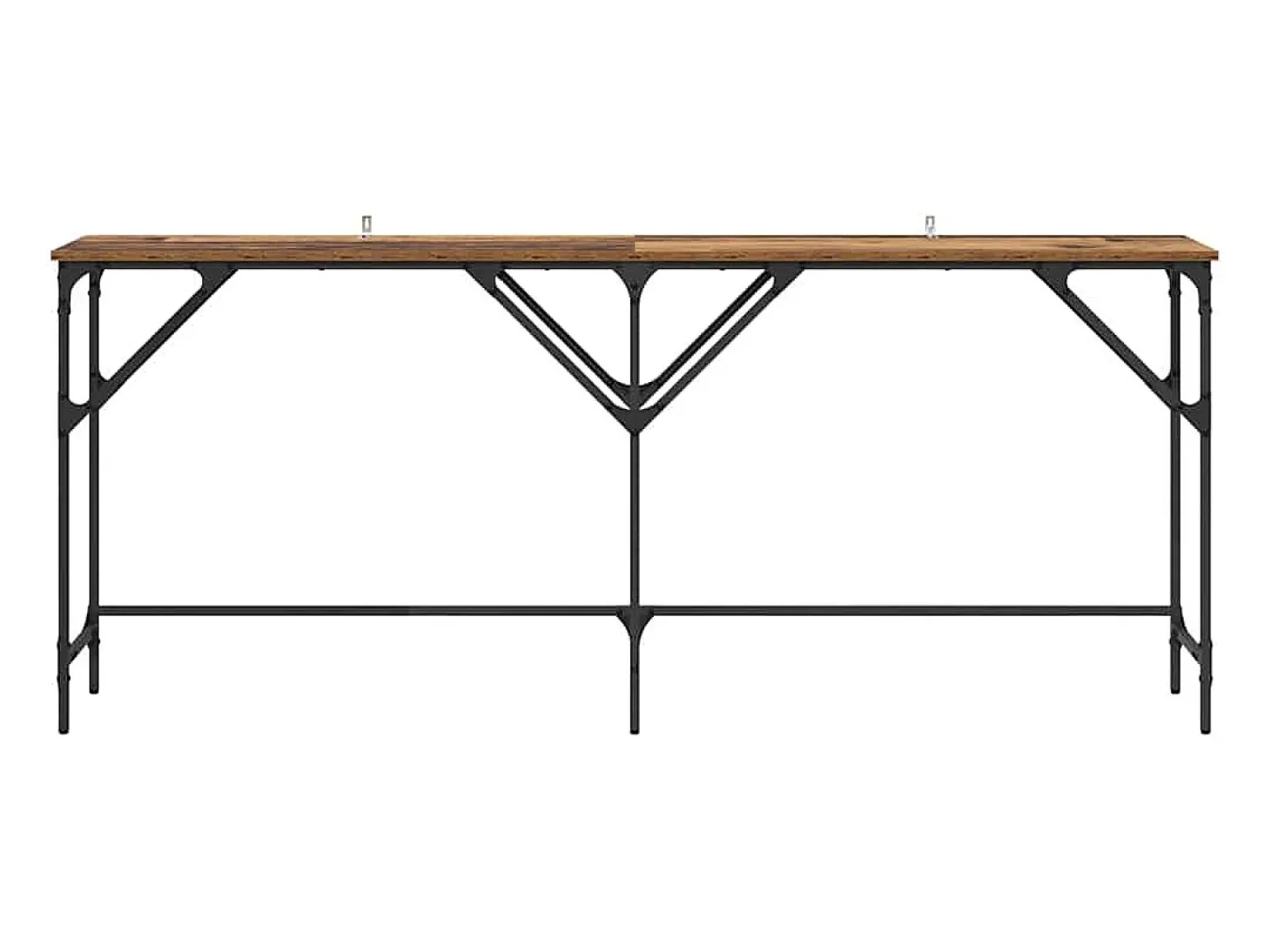Mesa Consola Madera vieja 180 x 29 x 75 cm Madera contrachapada