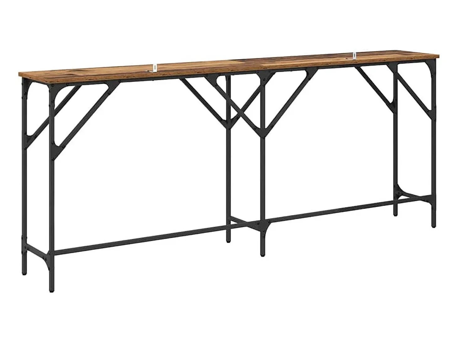 Mesa Consola Madera vieja 180 x 29 x 75 cm Madera contrachapada