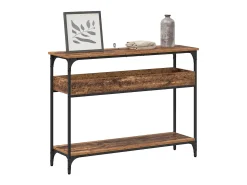 Mesa Consola Madera vieja 100 x 29 x 75 cm Madera contrachapada