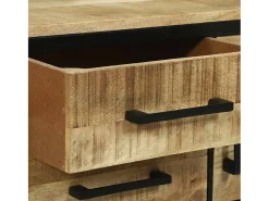 Mesa Consola Marrón 100 x 35 x 70 cm madera maciza de mango