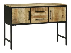 Mesa Consola Marrón 100 x 35 x 70 cm madera maciza de mango