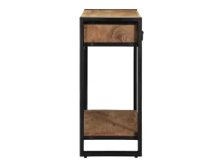 Mesa Consola Marrón 90 x 33 x 75 cm madera maciza de acacia