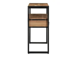 Mesa Consola Marrón 90 x 33 x 75 cm madera maciza de acacia