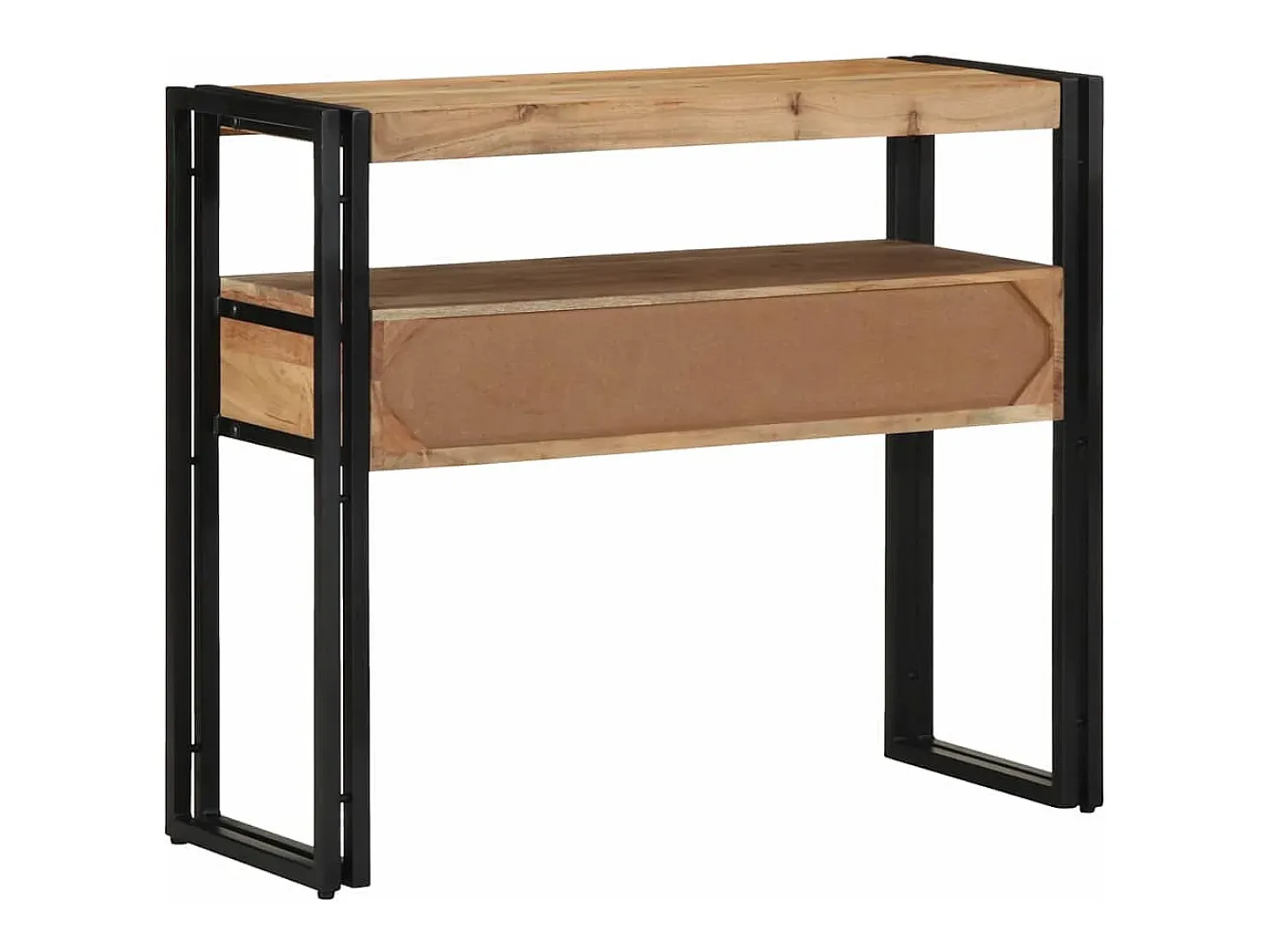 Mesa Consola Marrón 90 x 33 x 75 cm madera maciza de acacia