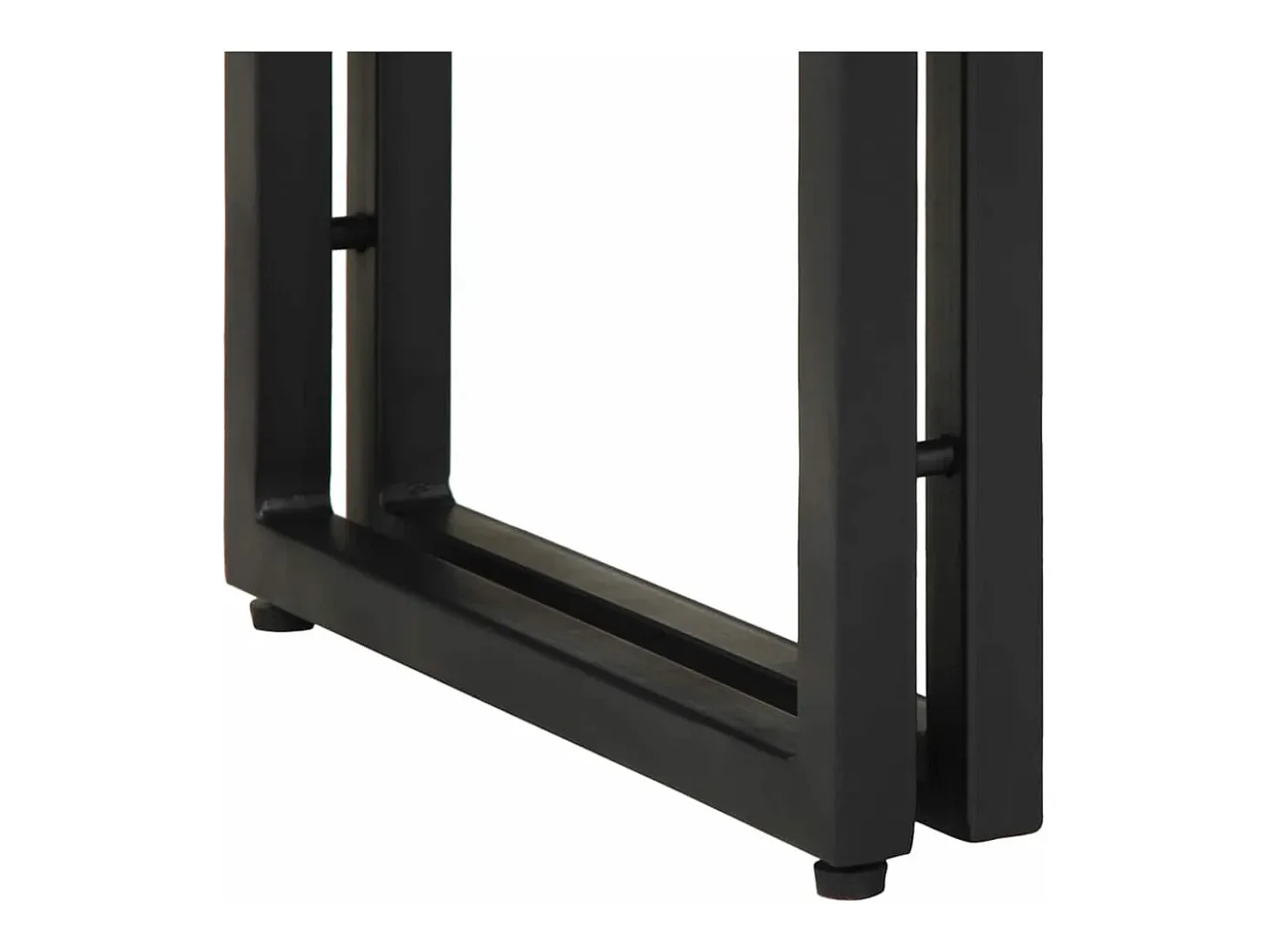 Mesa Consola Marrón 90 x 33 x 75 cm madera maciza de acacia