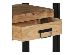 Mesa Consola Marrón 90 x 33 x 75 cm madera maciza de acacia
