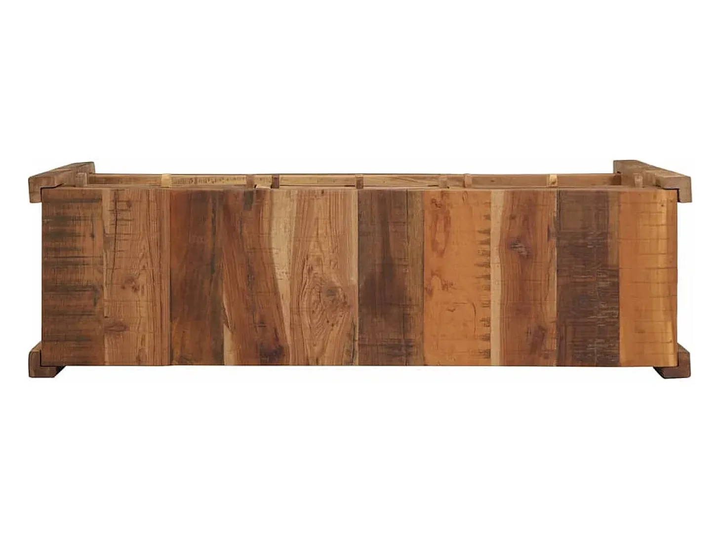 Mesa Consola Marrón 107 x 33 x 76 cm Madera maciza recuperada