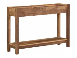 Mesa Consola Marrón 107 x 33 x 76 cm Madera maciza recuperada