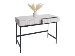 Mesa consola MCW-O41, aspecto madera blanco