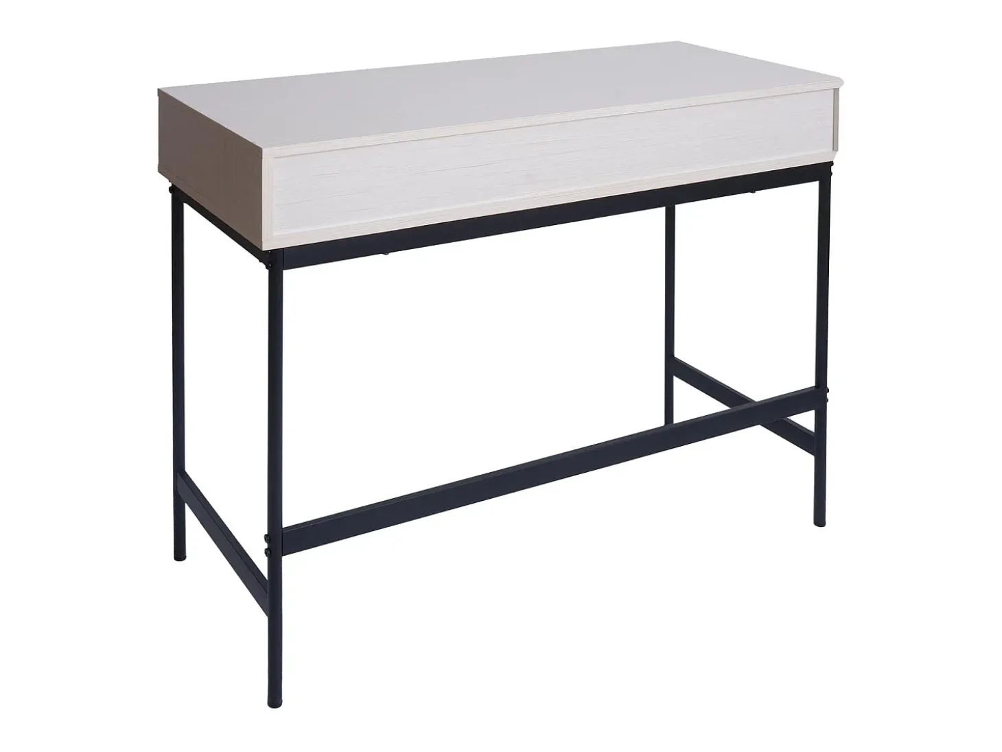 Mesa consola MCW-O41, aspecto madera blanco