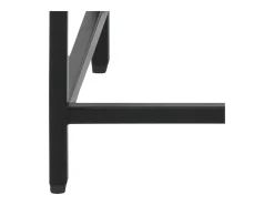 Mesa consola Newcastle 1 estante color negro.