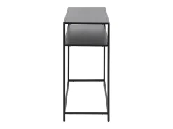 Mesa consola Newcastle 1 estante color negro.