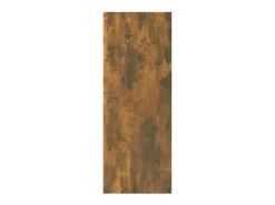 Mesa consola Roble ahumado 78x30x80 cm Madera de ingeniería