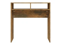 Mesa consola Roble ahumado 78x30x80 cm Madera de ingeniería