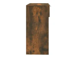 Mesa consola Roble ahumado 90x36x75 cm Madera de ingeniería