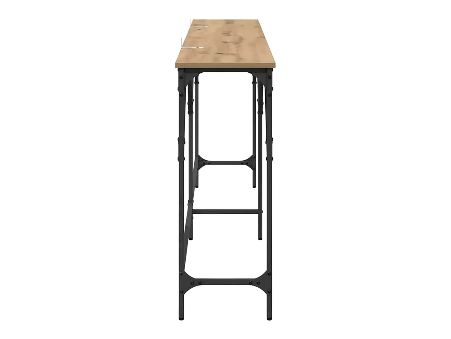 Mesa Consola Roble artisan 180 x 29 x 75 cm