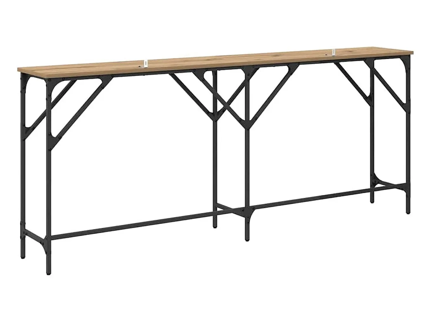 Mesa Consola Roble artisan 180 x 29 x 75 cm