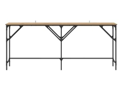 Mesa Consola Roble artisan 180 x 29 x 75 cm