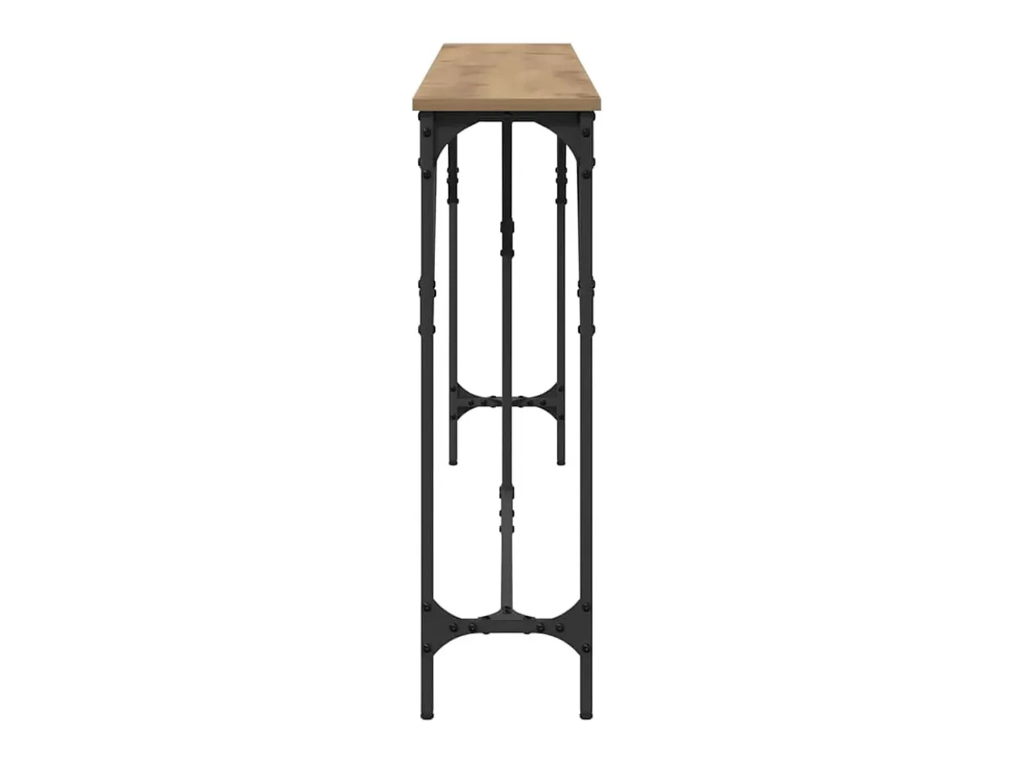 Mesa Consola Roble artisan 180 x 23 x 75 cm
